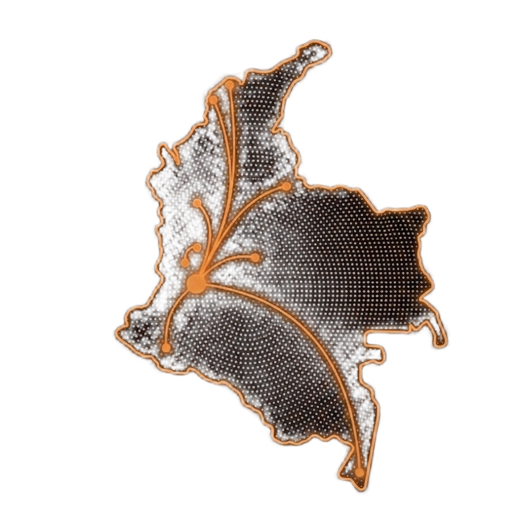 Mapa logístico de Colombia — KÛUT