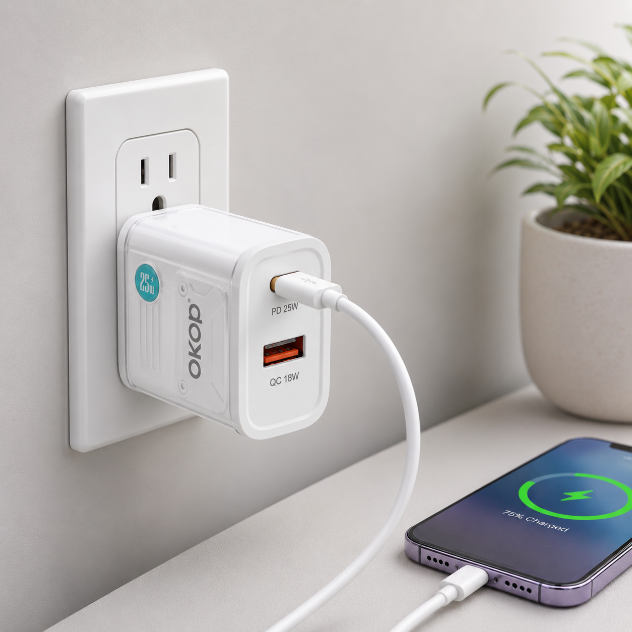 Cargador 25W