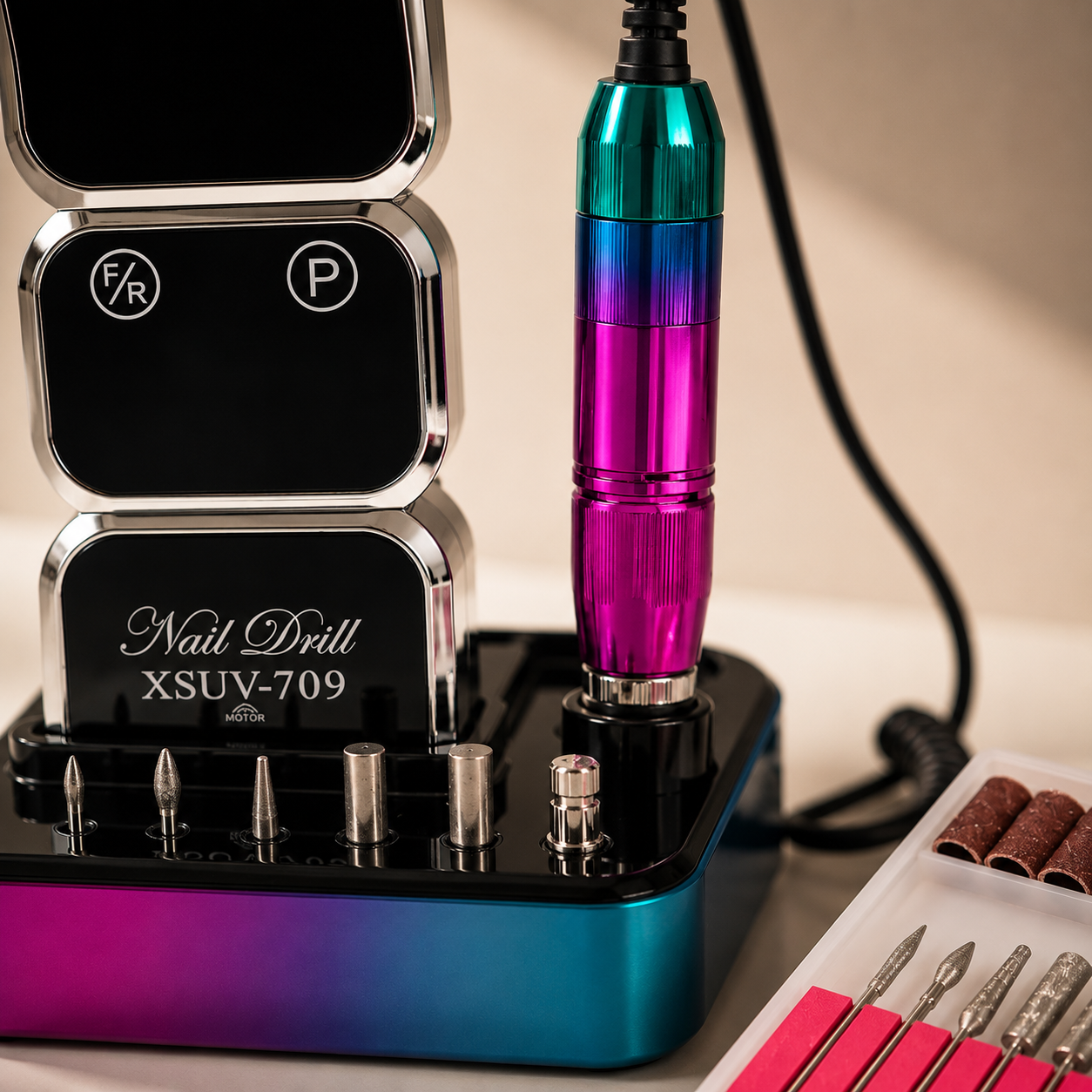 Drill Uñas Pro con Base