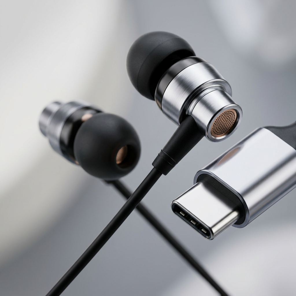 Audífonos In-Ear TREQA con entrada Tipo C