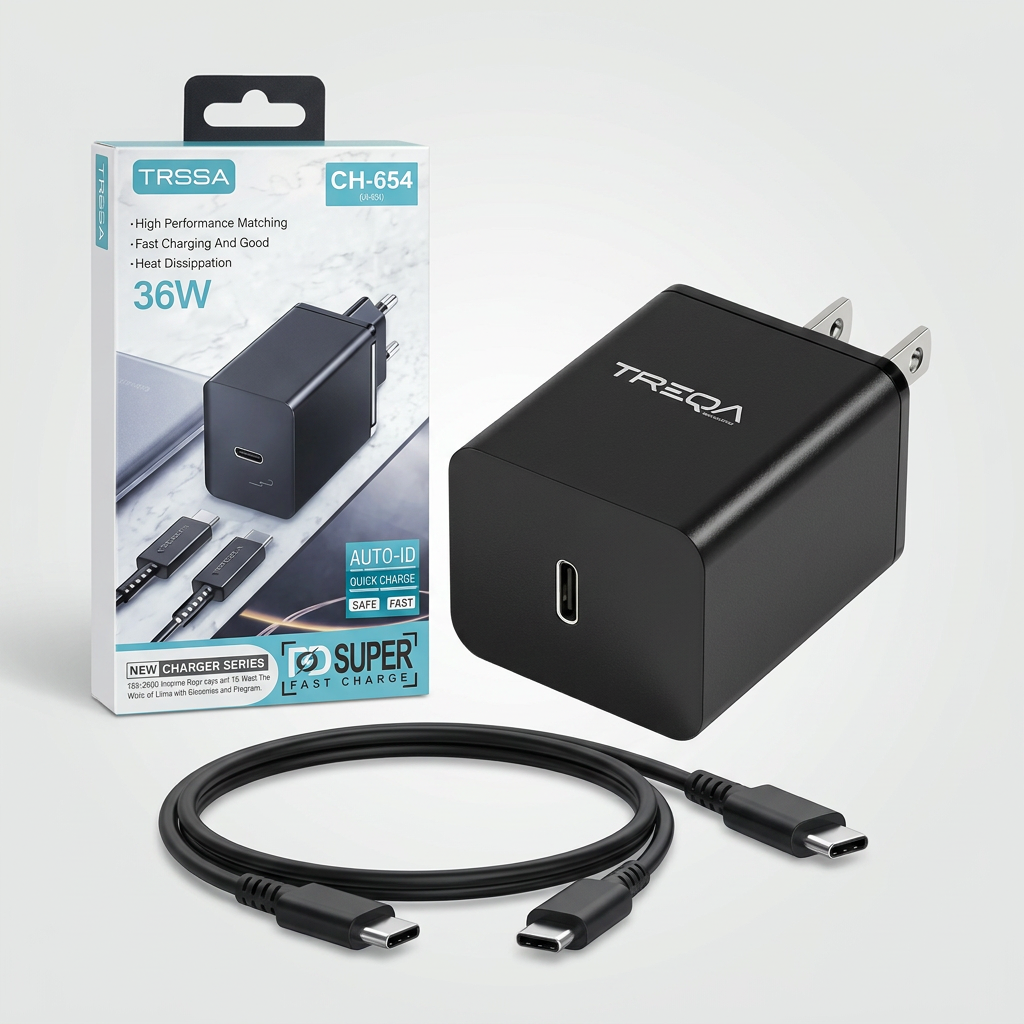 Super Cargador 36W Tipo C-C