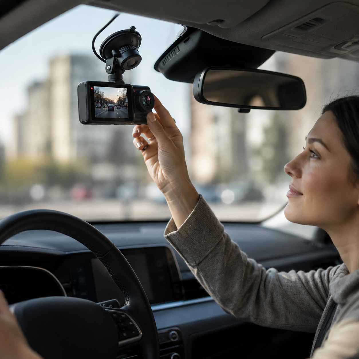 Cámara para Carro Grabadora de Tráfico Dash Cam