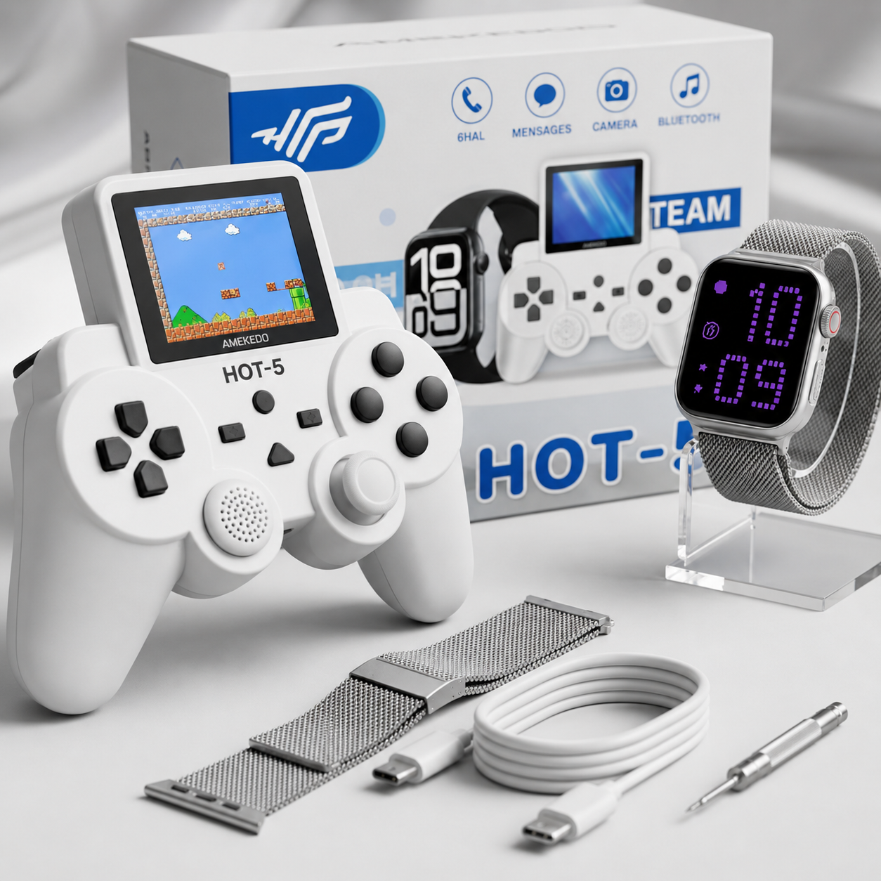 Reloj Smartwatch + Gamebox HOT-5