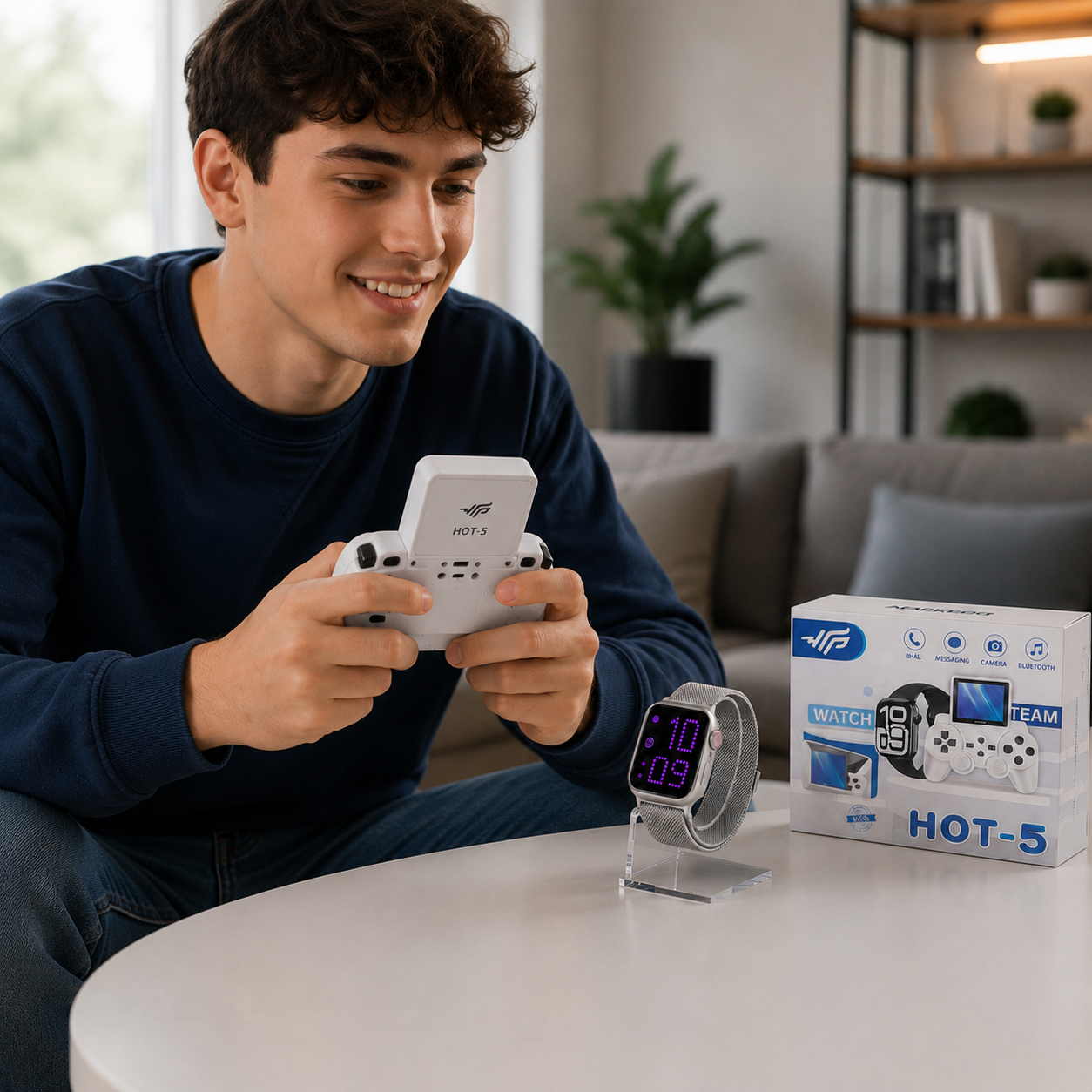 Reloj Smartwatch + Gamebox HOT-5