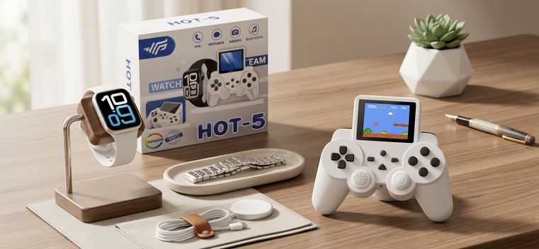Reloj Smartwatch + Gamebox HOT-5