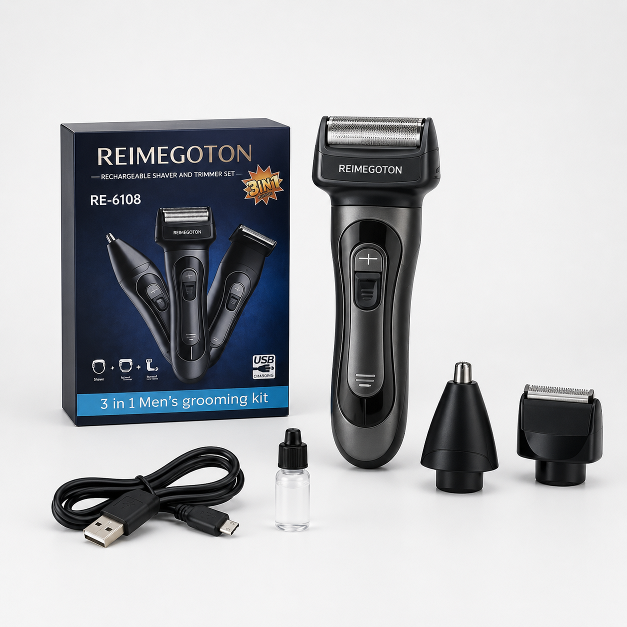 Kit Aseo Masculino 3en1