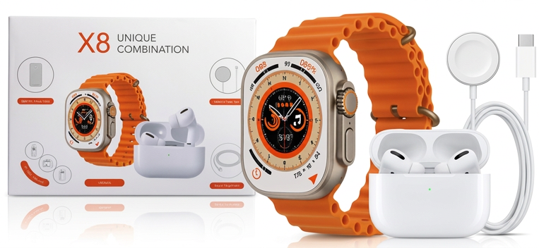 Reloj Smartwatch + AirPods X8