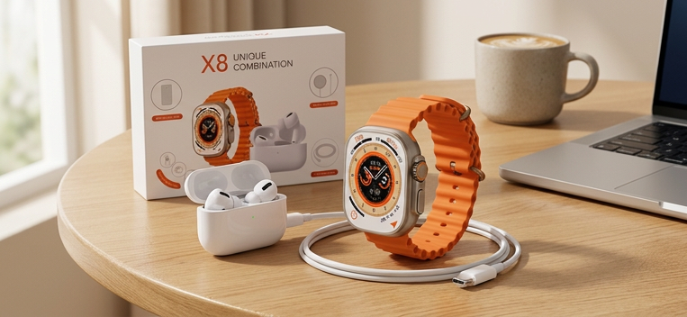 Reloj Smartwatch + AirPods X8