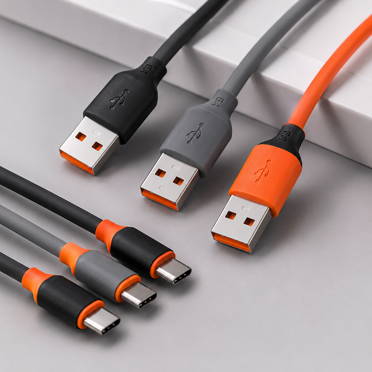 Cable Silicona 2M 6A Tipo C