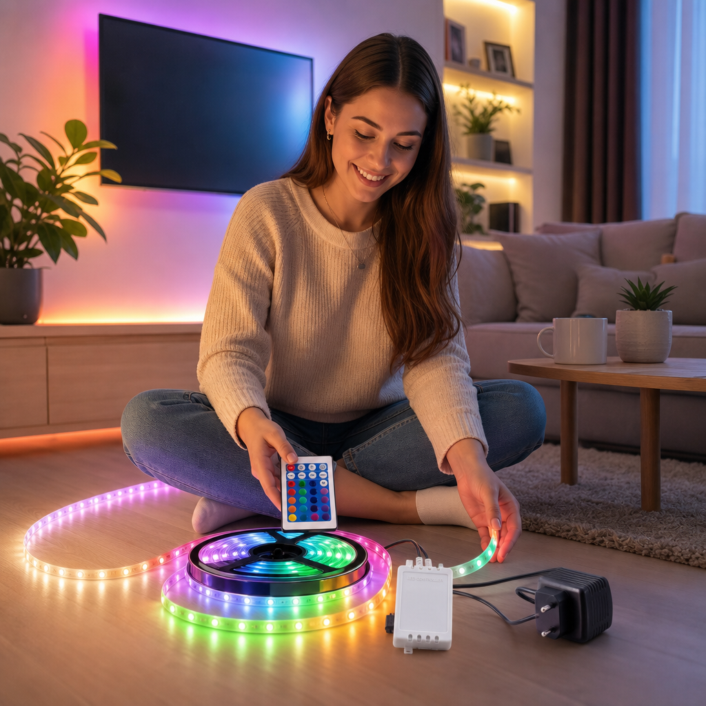 Cinta LED 5M 110V 3 Colores