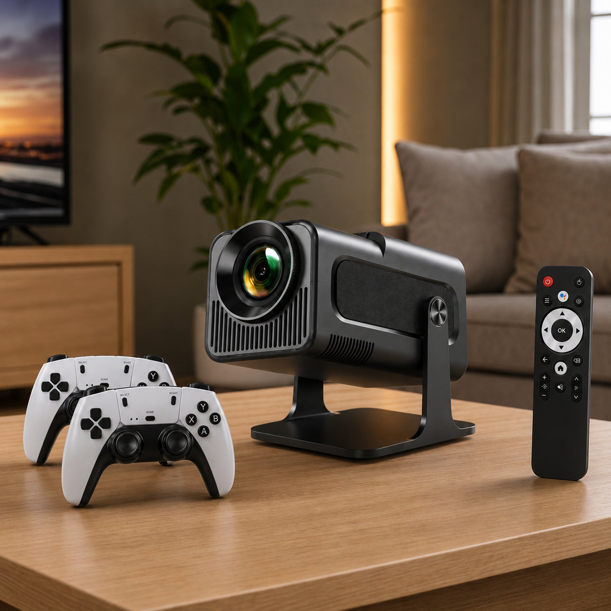 Proyector + Juego Full HD 1080